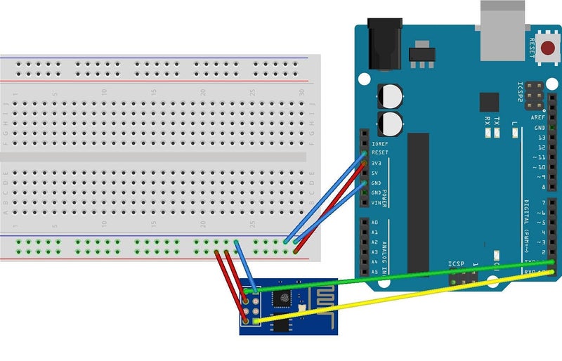 DIYmall ESP8266 ESP-01S WiFi Serial Transceiver Module with 4MB Flash - Image 5